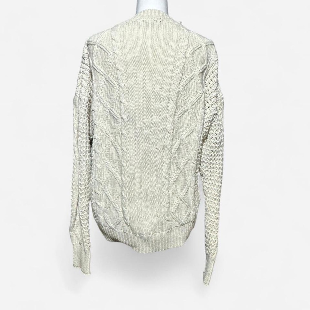Structure Cream Cable Knit Sweater - Picture 3 of 5